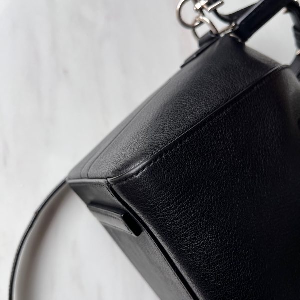 IMG 5476 Givenchy Antigona Mini Black Calf Leather Top Handle bag with Strap