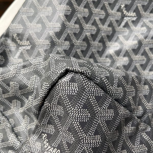 IMG 5479 Goyard Saint Louis Tote GM Large Grey Goyardine Canvas