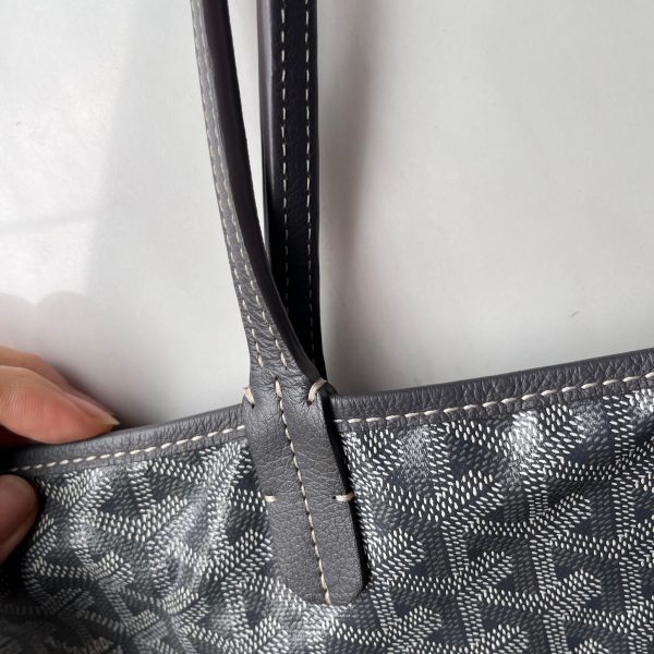 IMG 5483 Goyard Saint Louis Tote GM Large Grey Goyardine Canvas