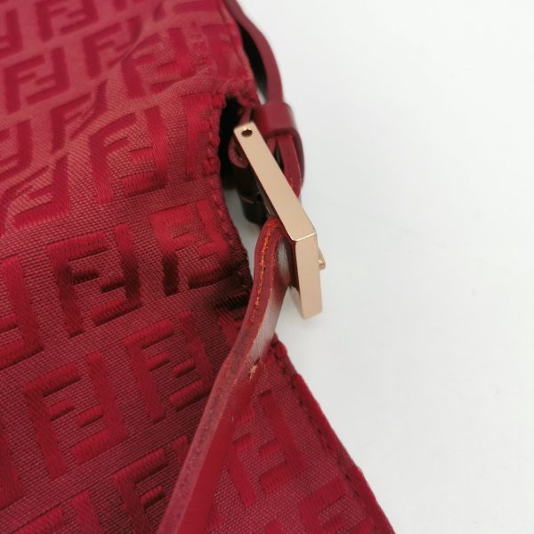 IMG 5897 Fendi Baguette Red Zucchino Print Monogram