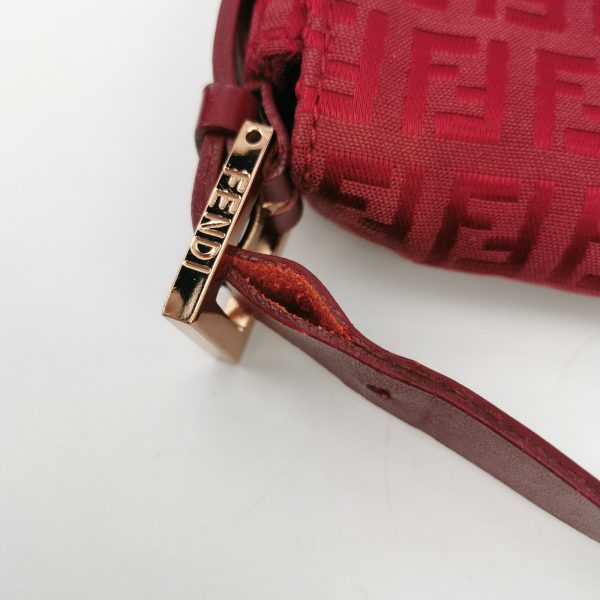 IMG 5898 Fendi Baguette Red Zucchino Print Monogram