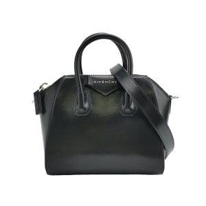 Givenchy Louis Vuitton Montaigne MM Handbag Shoulder Bag Emplant Noir Black