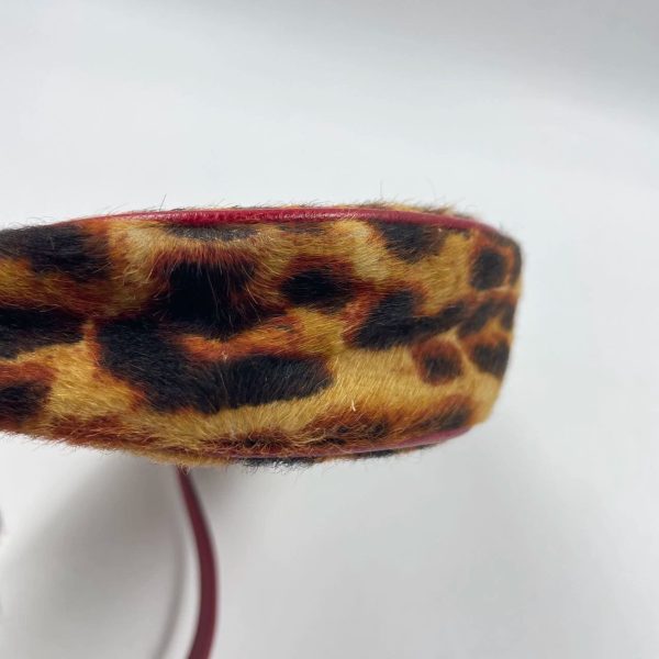 IMG 6090 Dior Saddle Vintage Classic Leopard Print Ponyhair Calfskin leather red strap zip opening