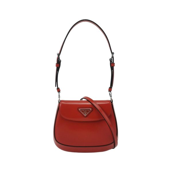 Prada Prada Cleo Flap Red Leather Mini Shoulder bag