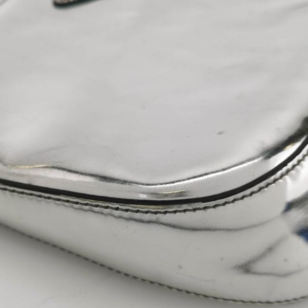 IMG 6451 Prada Cleo Silver leather shoulder bag