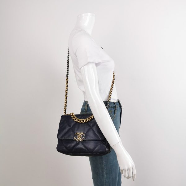 Chanel 19 Chanel 19 Bag Small Navy Crossbody Bag