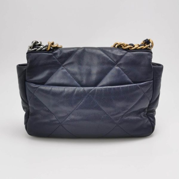 Navy Chanel 19 Bag Small Navy Crossbody Bag