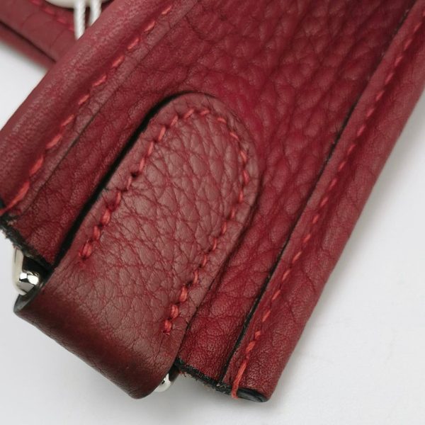 IMG 6653 31de1c21 33da 44c8 8b82 dbca23276dc8 Hermes Evelyne 33 Large Crossbody Bag Burgundy with Strap