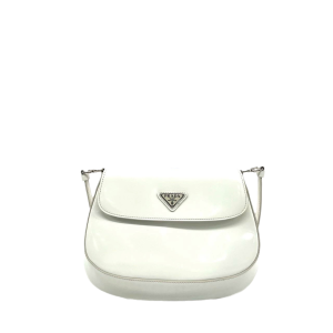 Prada Prada Cleo Flap White Leather Shoulder bag