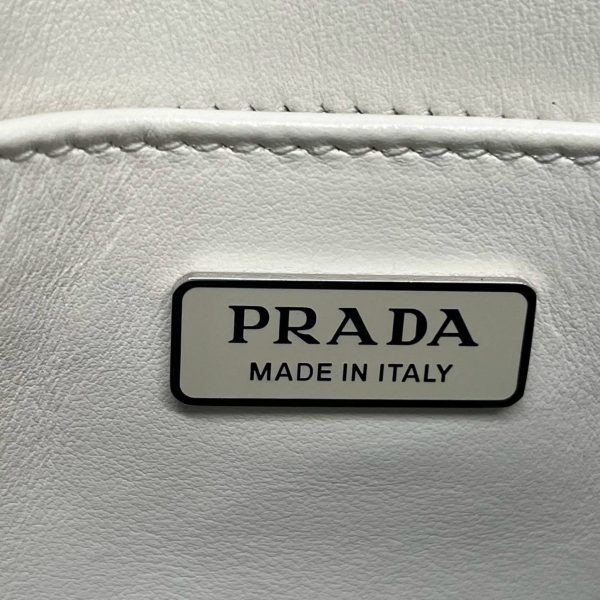 IMG 6940 Prada Cleo Flap White Leather Shoulder bag