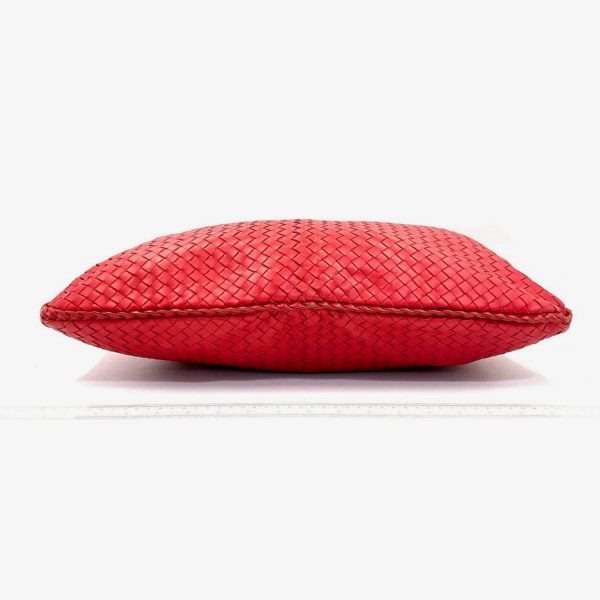 Red Bottega Veneta Intrecciato Hobo Bag in Red leather Large