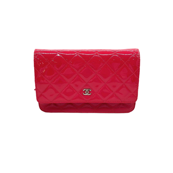 Chanel Chanel Classic WOC Wallet on Chain Fuchsia Patent Leather