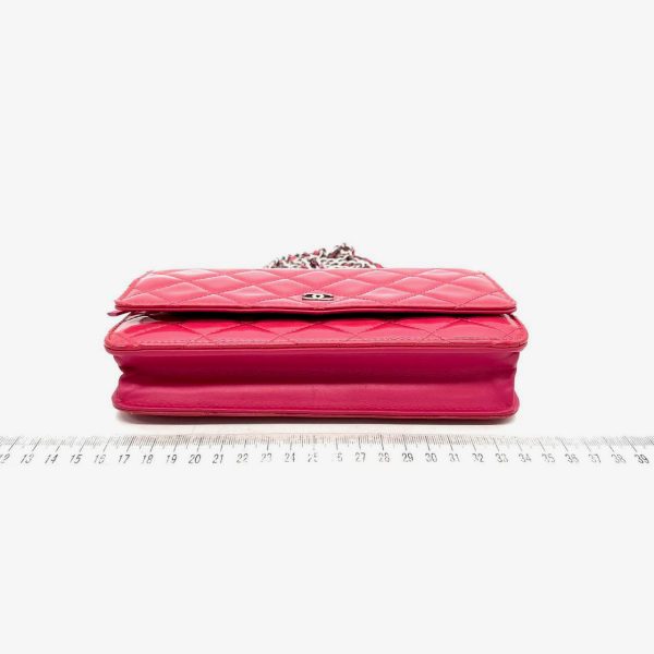 IMG 8785 Chanel Classic WOC Wallet on Chain Fuchsia Patent Leather