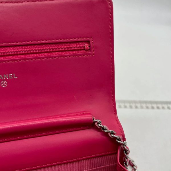 IMG 8793 Chanel Classic WOC Wallet on Chain Fuchsia Patent Leather