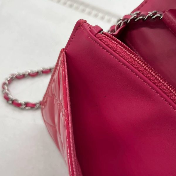 IMG 8795 Chanel Classic WOC Wallet on Chain Fuchsia Patent Leather