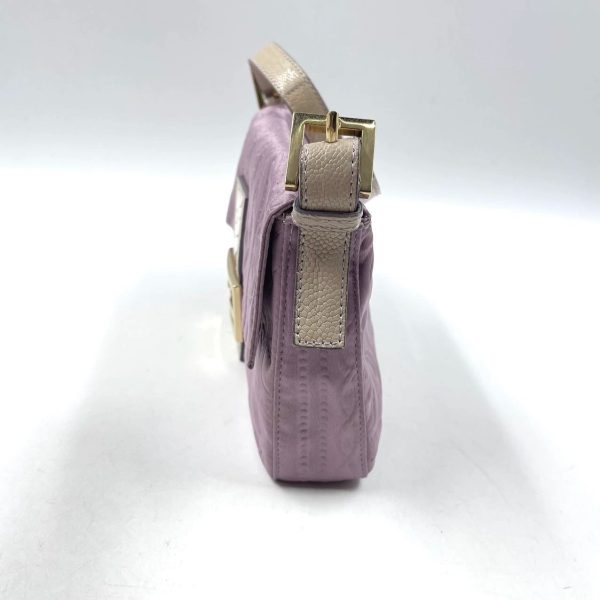 image 7e042217 3957 4926 834b 703d0c78d588 FENDI Baguette Purple Silk with embossed pattern