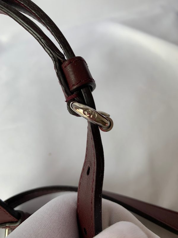 image f495e1c3 da84 4b44 9d89 def47e8297c9 Lady Dior Medium Burgundy Cannage Lambskin Leather with strap