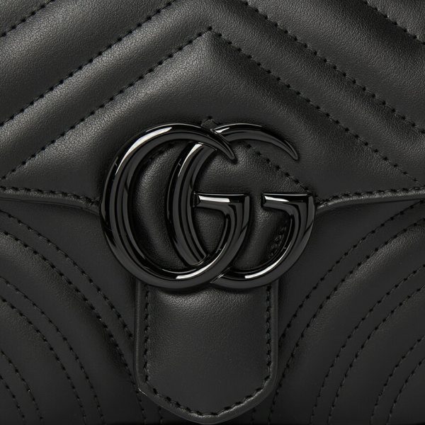 imgrc0094956864 Gucci Shoulder Bag Black Cowhide Leather