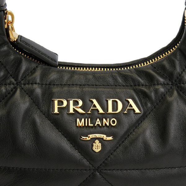 imgrc0095034860 Prada Tote Shoulder Bag Genuine Leather Black