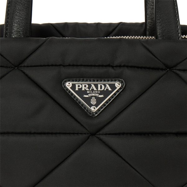 imgrc0095035013 Prada Tote Shoulder Bag Nylon Leather Cotton