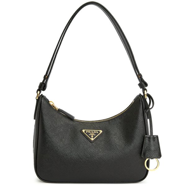 imgrc0099017370 Prada Shoulder Bag Black Leather