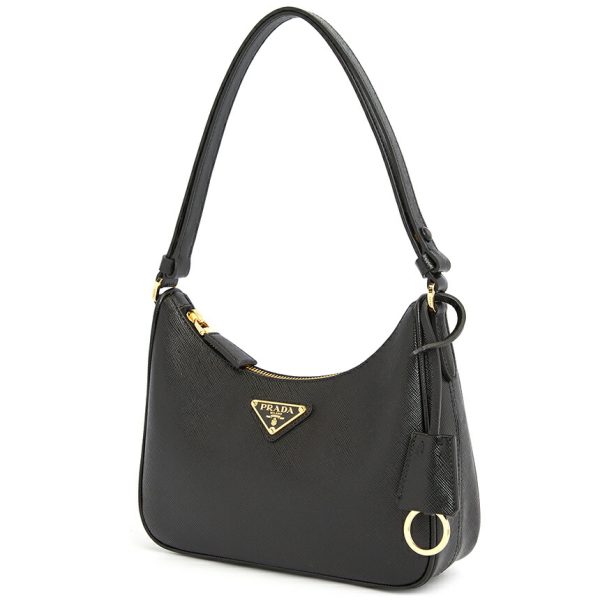 imgrc0099017371 Prada Shoulder Bag Black Leather