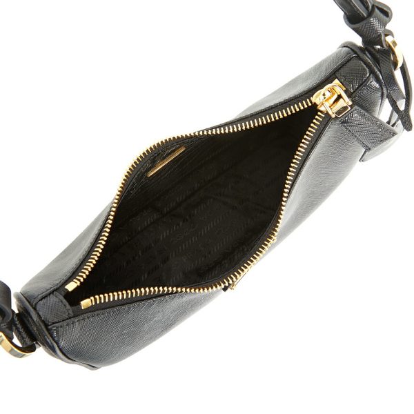 imgrc0099017375 Prada Shoulder Bag Black Leather