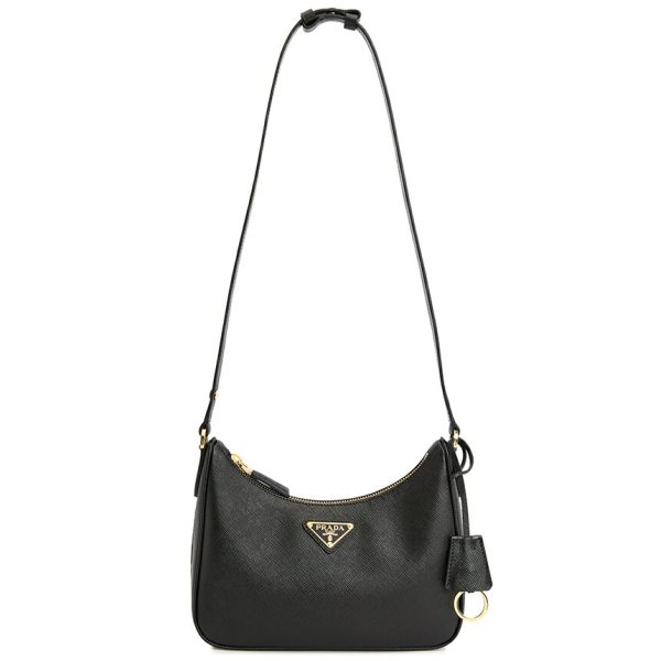 imgrc0099017376 Prada Shoulder Bag Black Leather