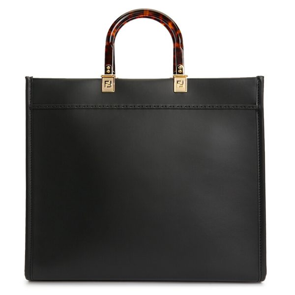 imgrc0099067320 Fendi Tote Shoulder Bag Leather Black