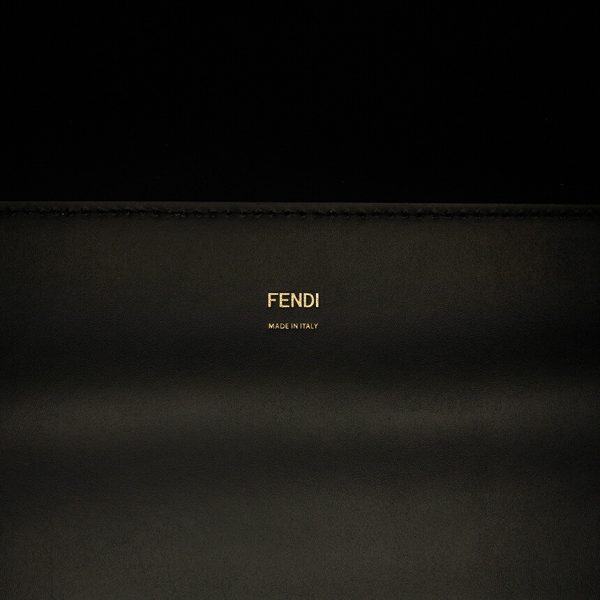 imgrc0099067325 Fendi Tote Shoulder Bag Leather Black