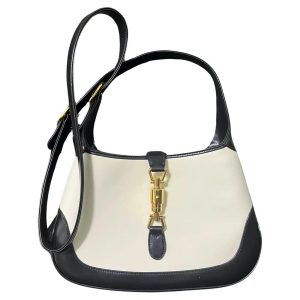 Jackie 1961 Gucci Jackie 1961 White White Leather Bag with Adjustable Strap Size Small