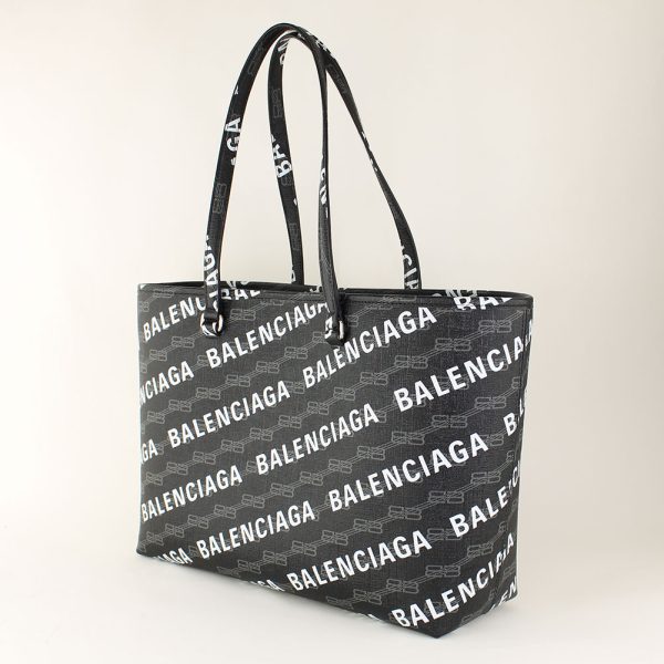 1 Balenciaga Tote Bag Monogram BlackGray