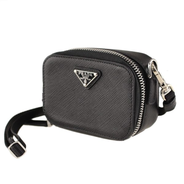 1 Prada Shoulder Bag Pochette Black