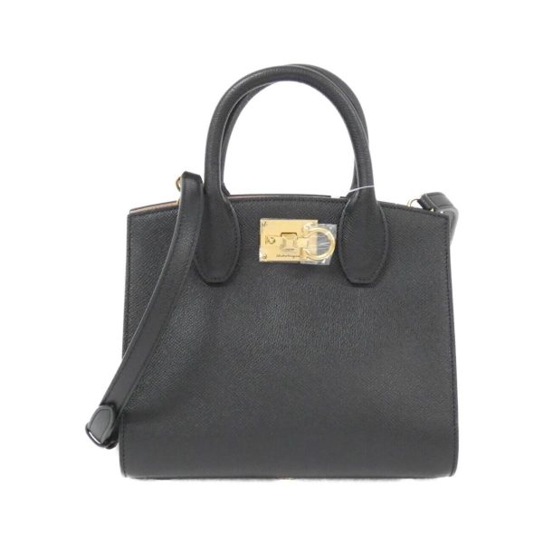 1 Salvatore Ferragamo Studio Bag Calf Black