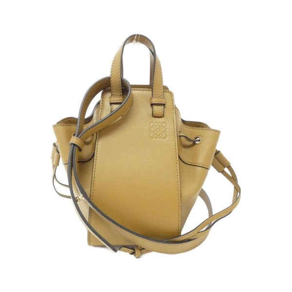 1 Loewe Hammock Drawstring Mini Shoulder Bag Ochre Green