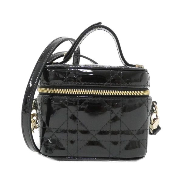 1 Christian Dior Micro Lady Dior Vanity Case Bag Black