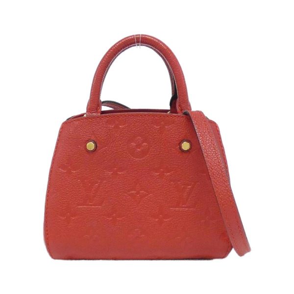 1 Louis Vuitton Monogram Empreinte Nano Montaigne Cerise