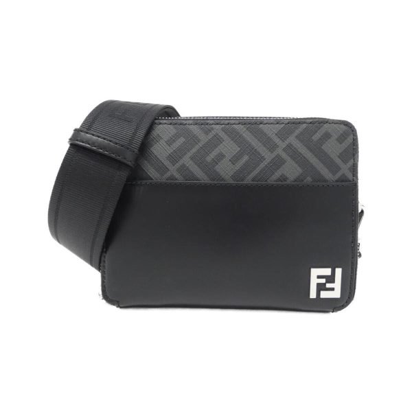 1 Fendi Square Shoulder Bag Nero Black