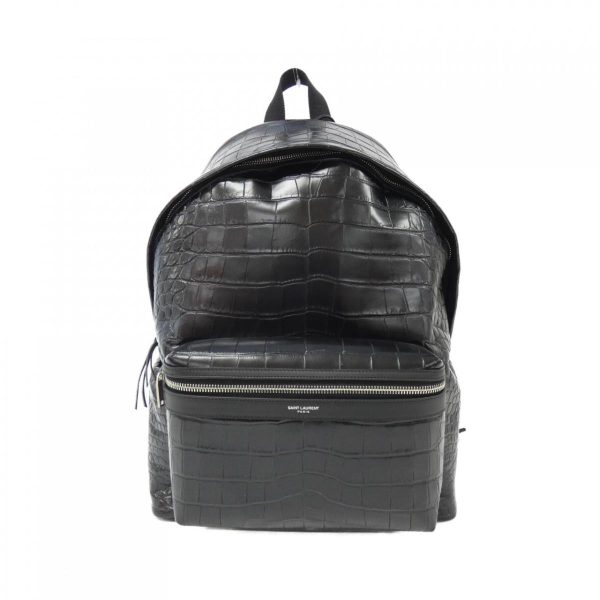 1 Saint Laurent Rucksack Calf Backpack Black