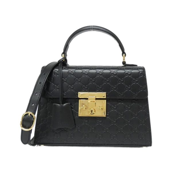 1 Gucci Signature Leather Bag Black