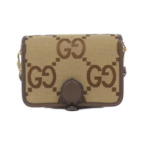 1 Gucci Shoulder Bag GG Canvas Beigebrown