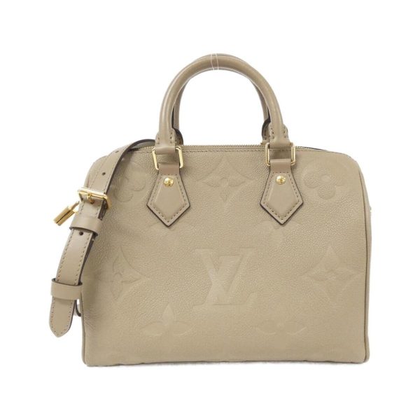 1 Louis Vuitton Monogram Empreinte Speedy Bandouliere Shoulder Bag Tourterelle