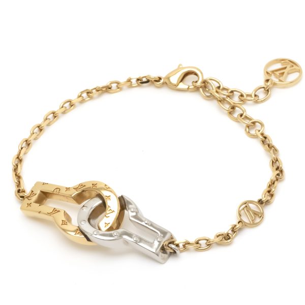 1 Louis Vuitton Bracelet Twinlocks Gp Gold