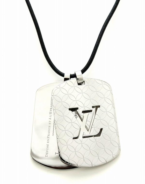 1 Louis Vuitton Champs Elysees GM Necklace Silver