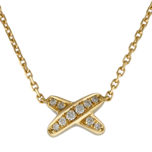 1 Chaumet Lien Necklace Chaumet 18K Diamond Gold