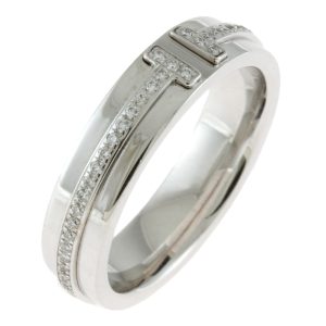 1 Tiffany Ring 18k Diamond Silver