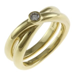 1 Tiffany Ring 18k Diamond Gold