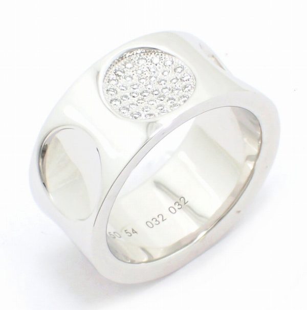 11201252 Louis Vuitton Diamond Ring K18WG White Gold