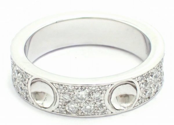 11351327 4 Louis Vuitton Empreinte Diamond Ring White Gold