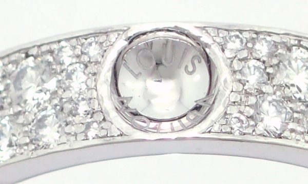 11351327 5 Louis Vuitton Empreinte Diamond Ring White Gold